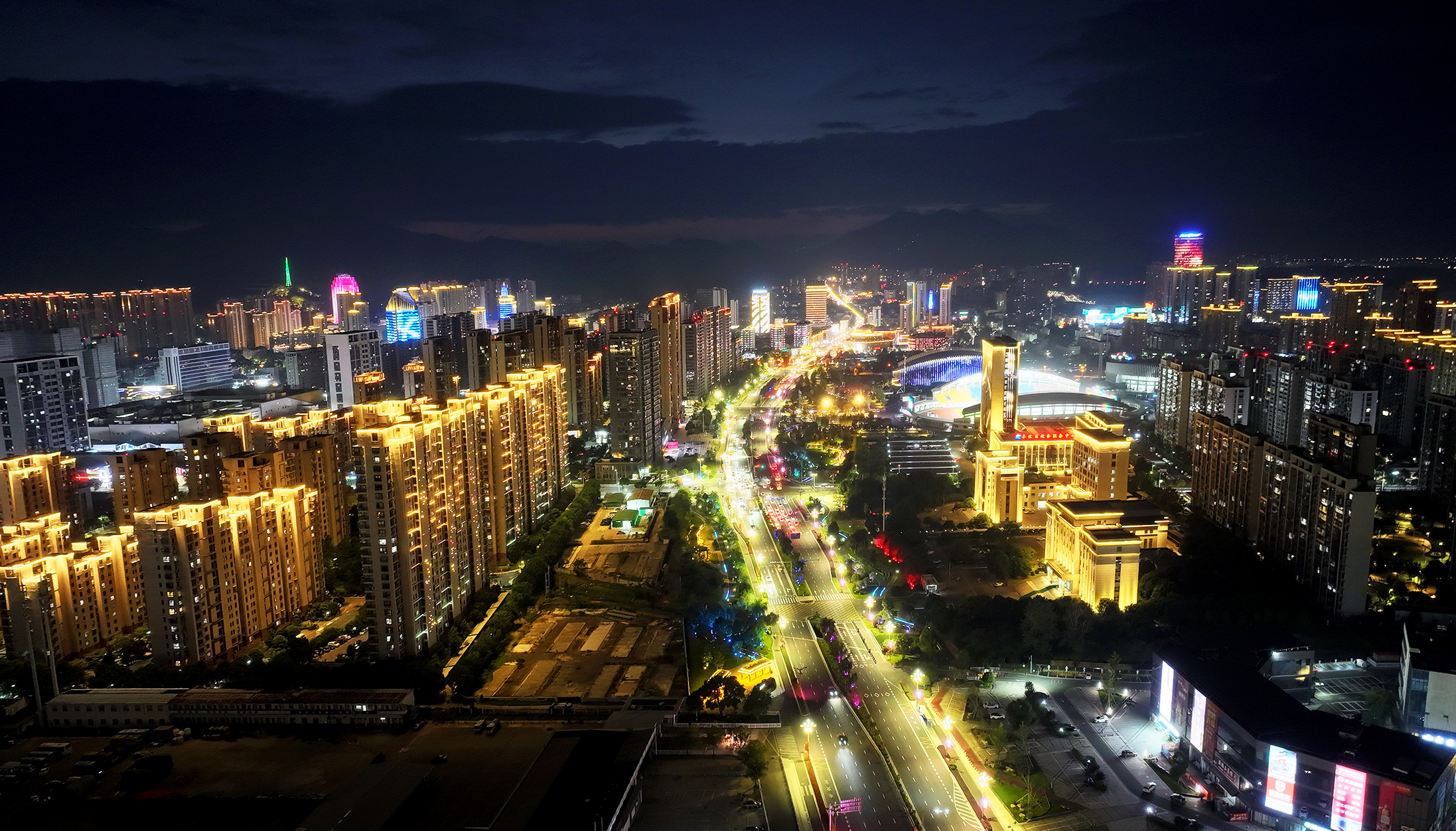 浙江奉化主城區 